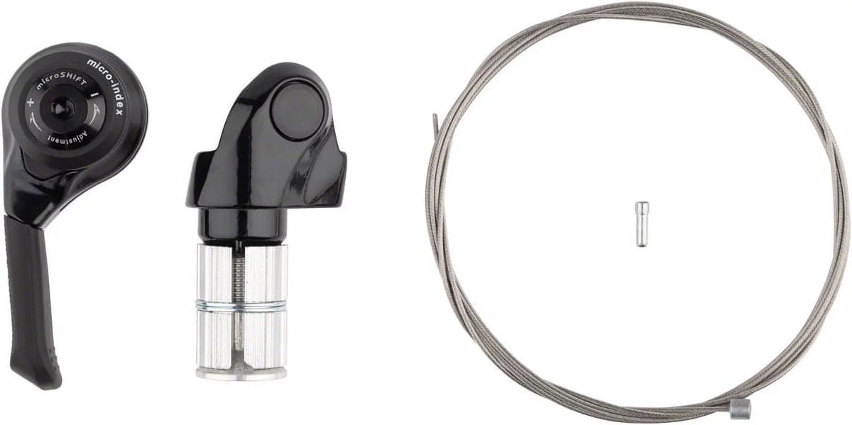 End Shifter Pull Bar microSHIFT and Left Mountain Doubles For - Triples Shimano