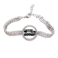 Transport Art Jewelry Fashion Tennis Name Chain Anklet Bracelet Diamond Deco Truck