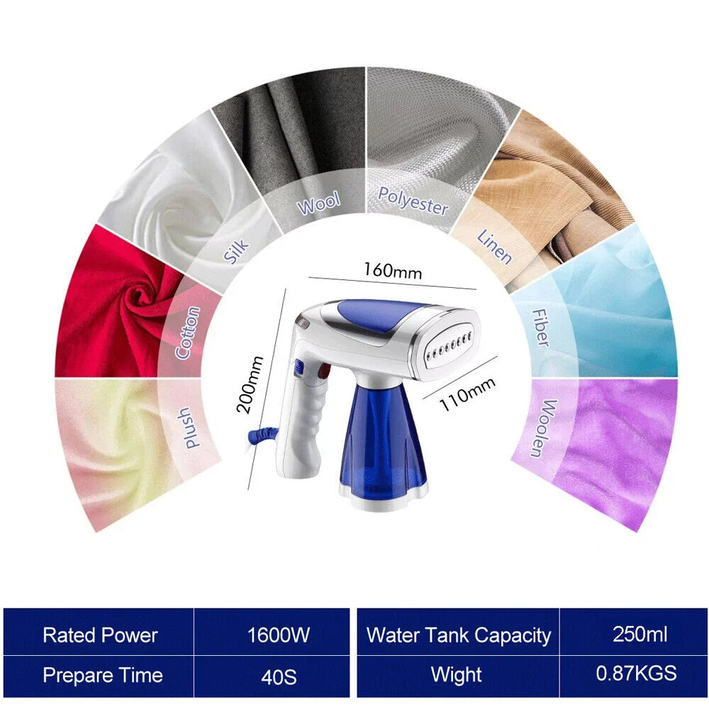 up Fabric Clothes, Curtains Garment Remover, and Travel Steamer Portable Steamer Handheld Heat Steamer, Wrinkles 30s Clothes, Steamer Clothes Toys for for