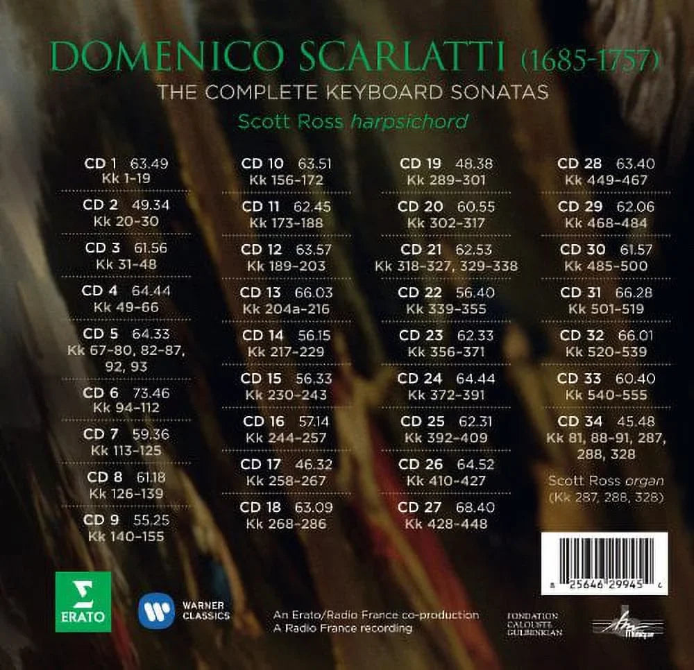 Scarlatti Works - Classical CD - Keyboard - Comp