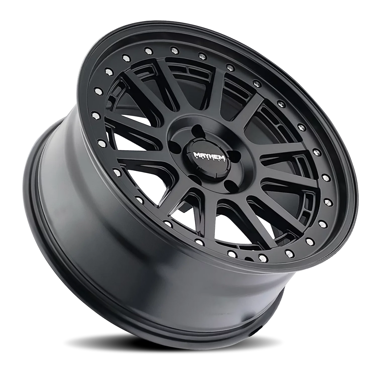 Black 6x5.5 20x9 (0mm) Compass Matte Wheel Mayhem 8305