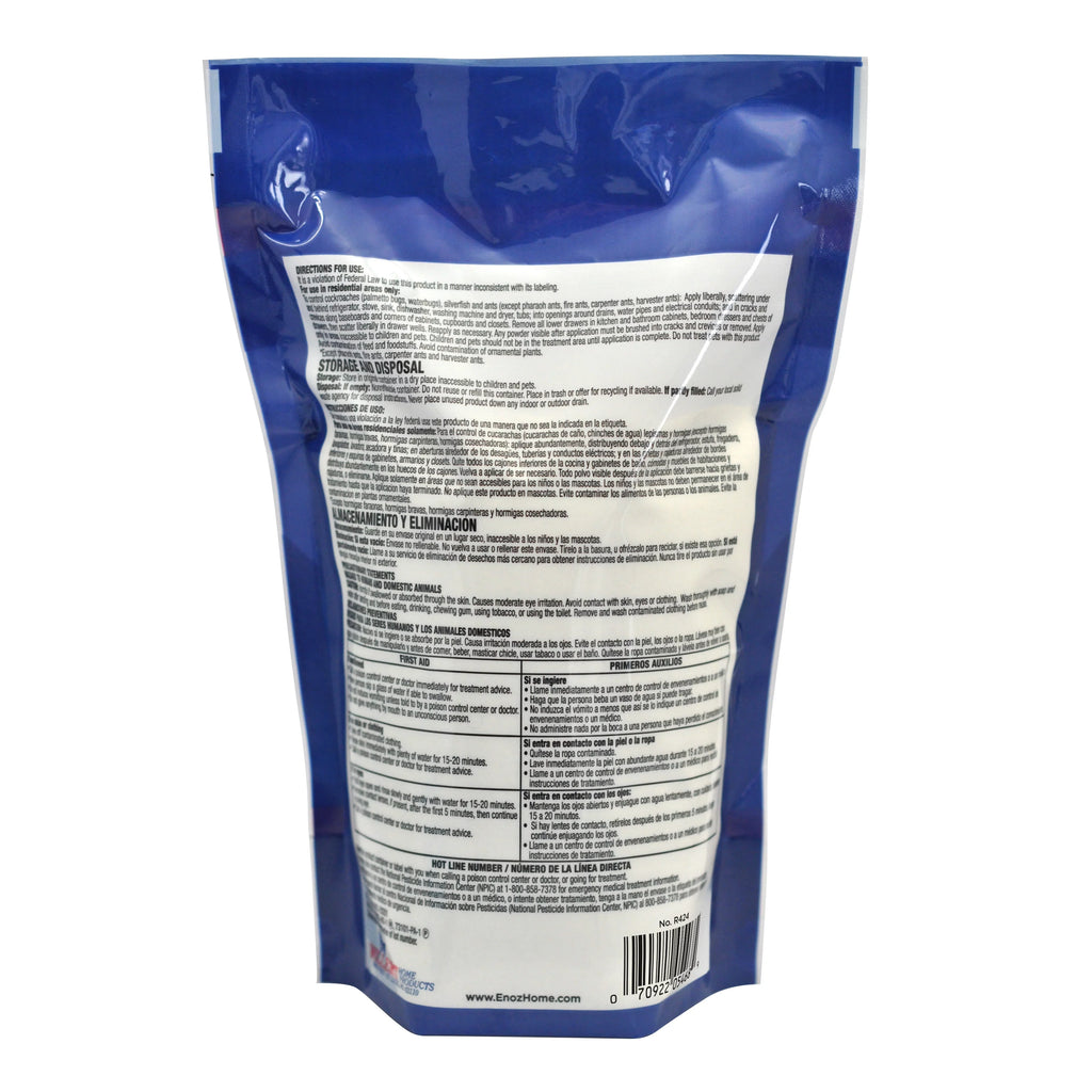 Enoz Powder, Pouch Roach 24 Killer, (3 Cockroach Away Boric Pack) Acid oz
