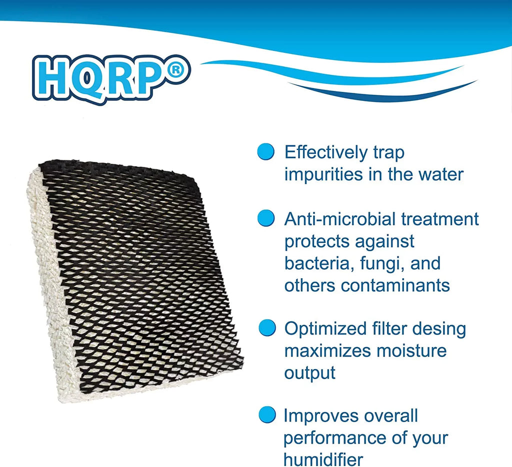Bionaire 4-Pack WH2530, Humidifiers WS3510, HQRP WS3650-U WH2510, for Filter WS3560, Humidifier WH3060, Wick
