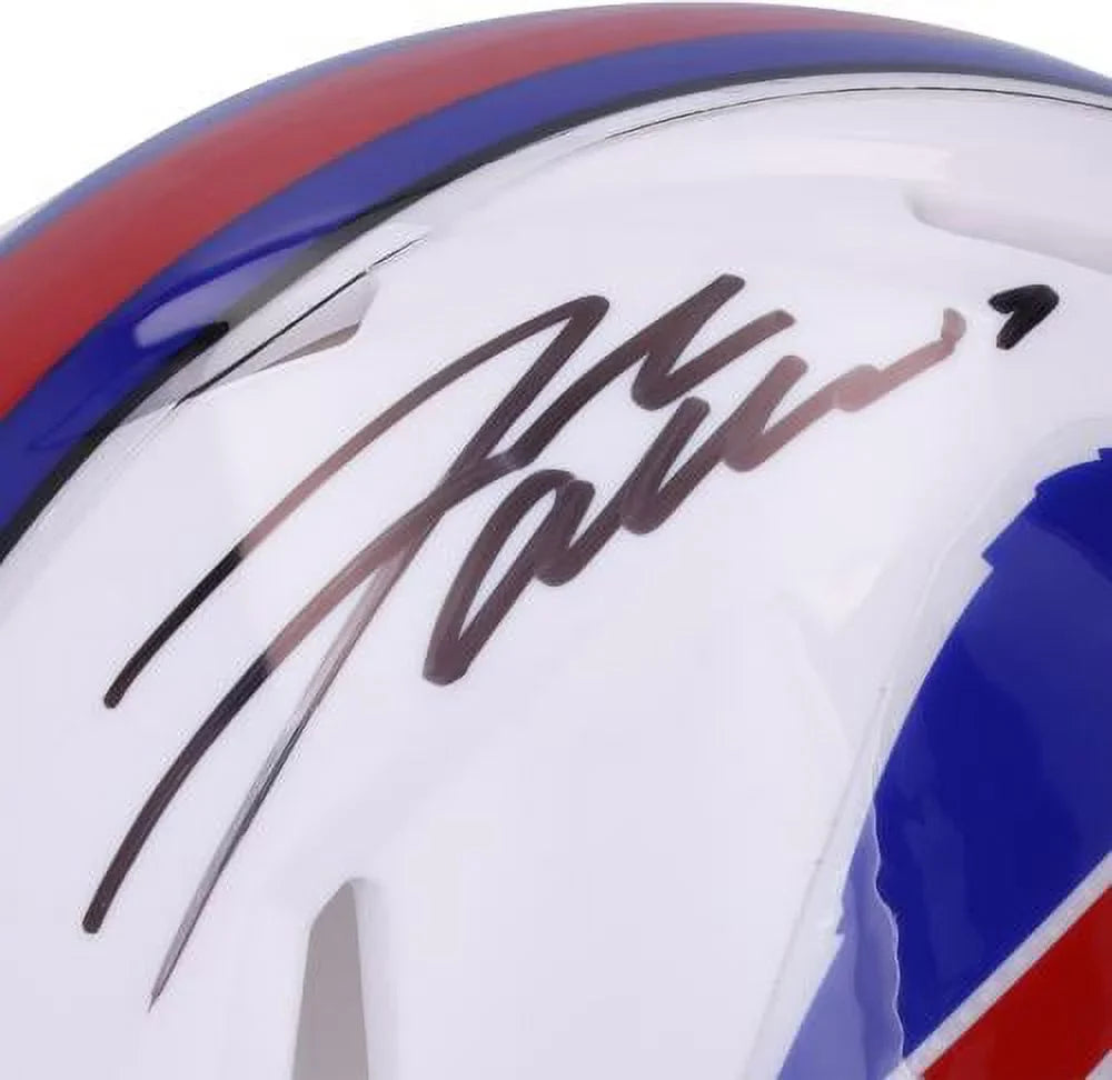 Bills Buffalo Allen Josh Helmet Speed Autographed Riddell Mini