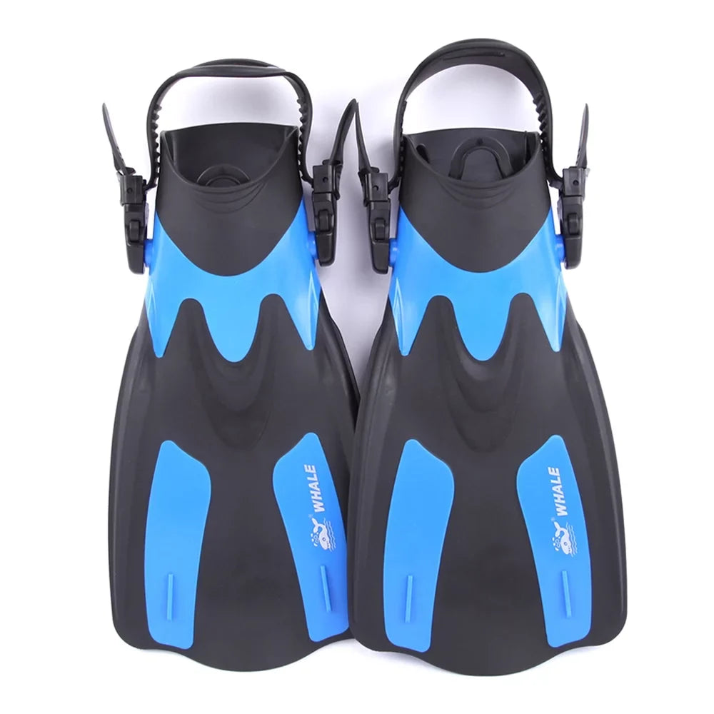 and Heel Perfect for liquid Swim Adjustable WHALE Fins Snorkeling