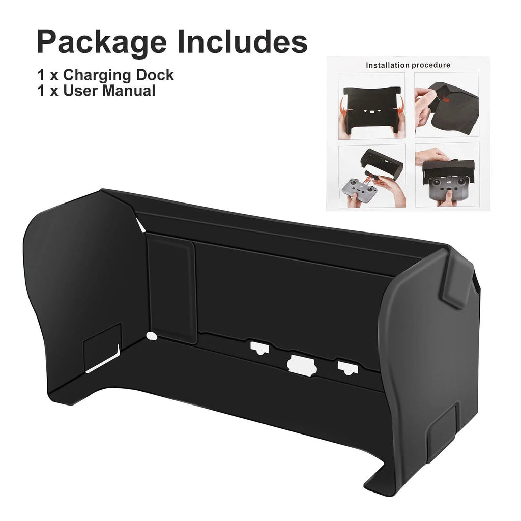 Mini Phone Hood DJI Foldable Shade Mavic Drone Air 2 US Remote Sun 2 Control for