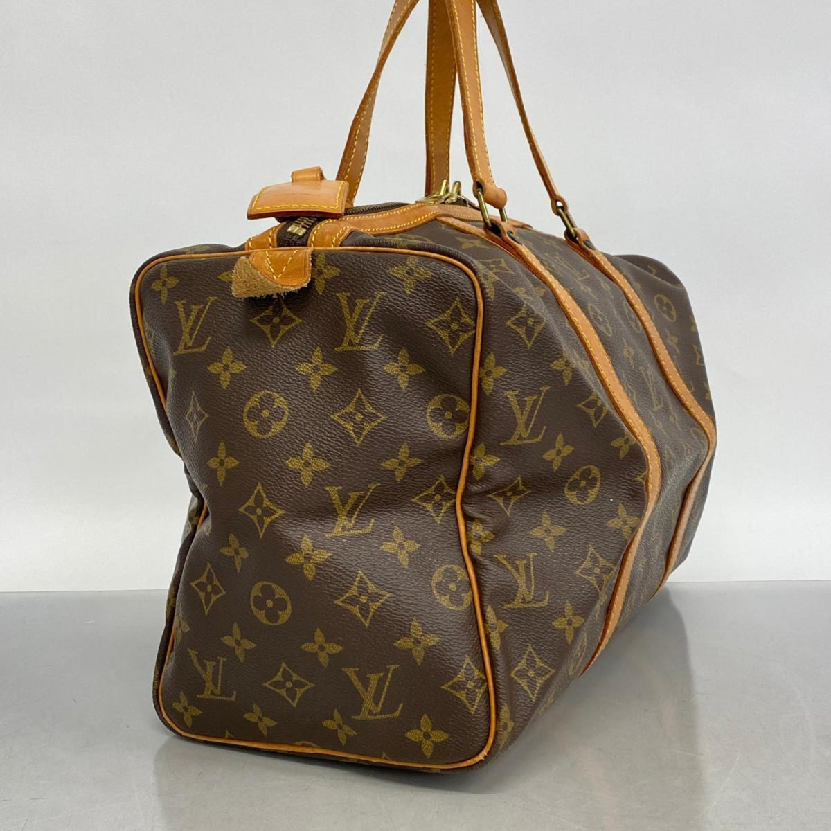 Women's Brown Saxe Men's Boston M41626 (Good) 35 Pre-Owned Souple Bag Monogram