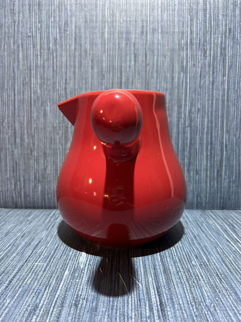 COCOA LL Rae HOT Kitchen Ceremic Red Pot Letter with Dunn White