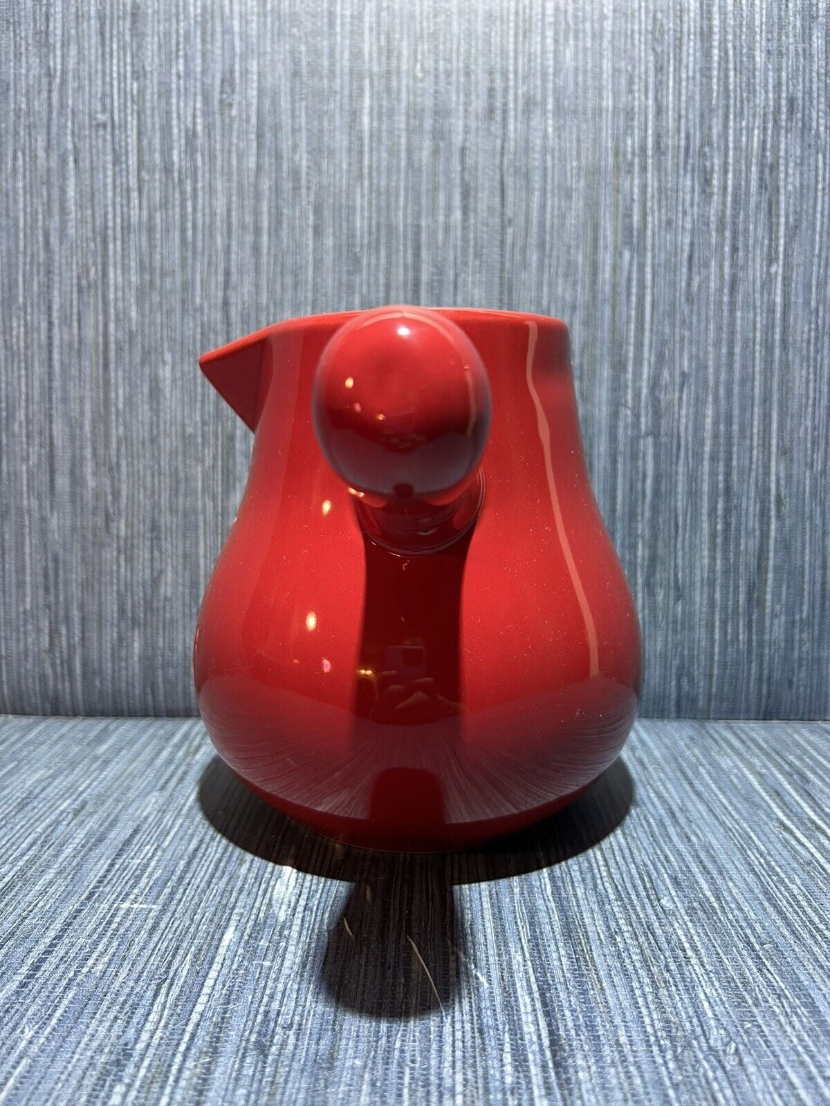 COCOA LL Rae HOT Kitchen Ceremic Red Pot Letter with Dunn White