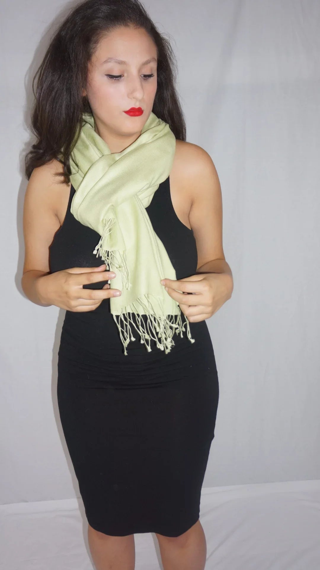Scarf/Pashmina Scarf/Wool/Silk Green) (Mint Shawl/Cashmere/Cashmere Scarf/Scarves/Shawl/Shawls/Stole/Wrap/Pashmina