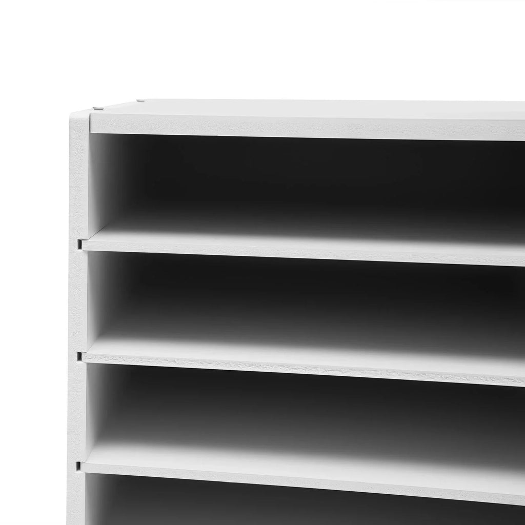Literature Slots Classroom File White Holder Storage Rack Keepers Mailbox PVC 27