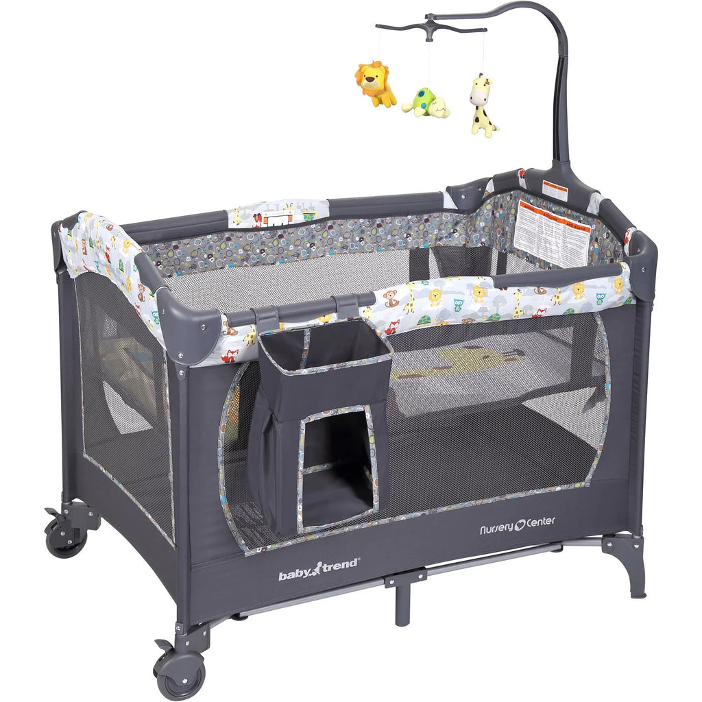 Tanzania Nursery Center Unisex Baby Grey, Playard, Trend