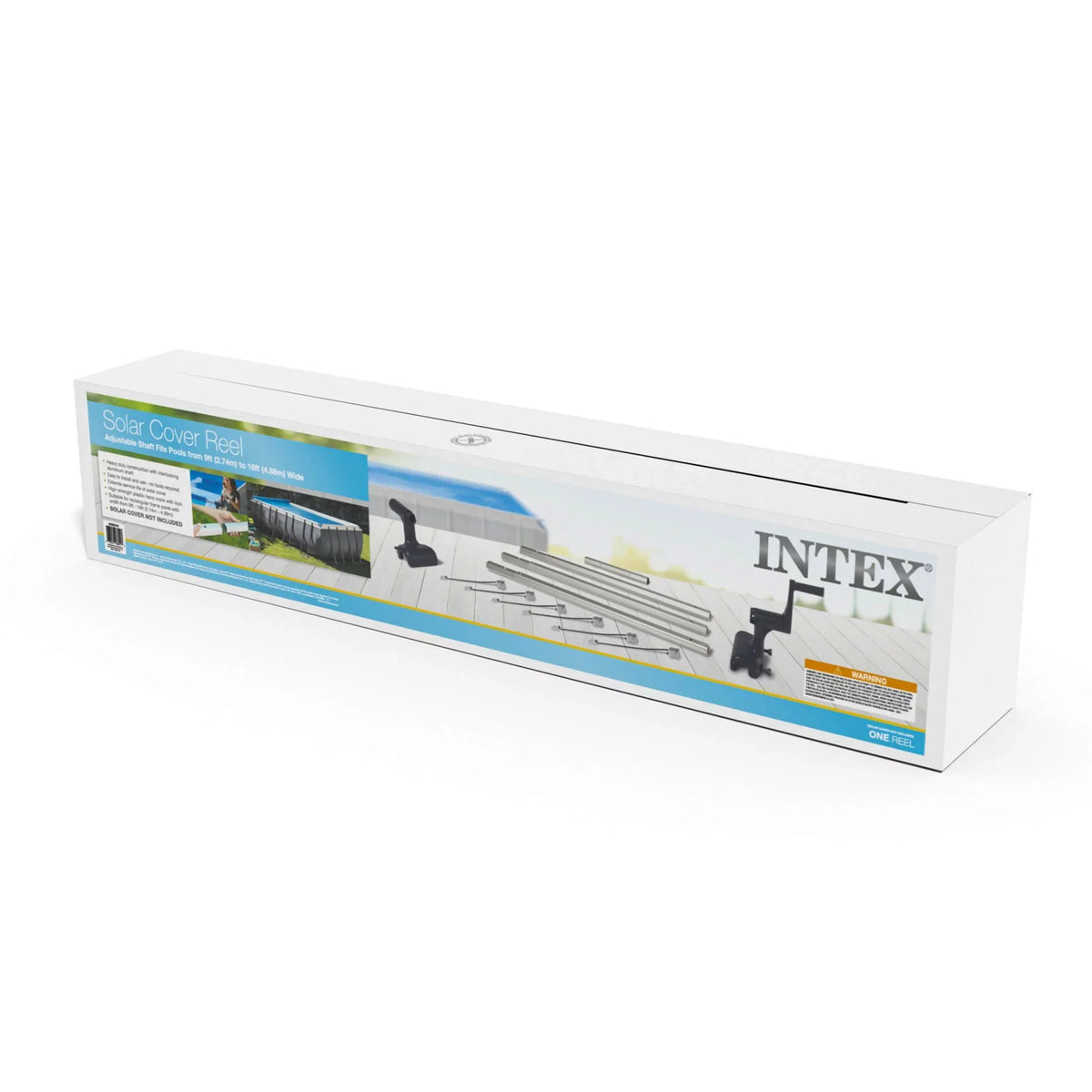 Cover Reel, Ground Above Included Not Solar Pool Intex Aluminum Cover