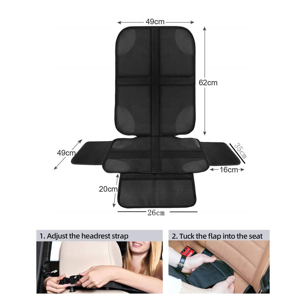 Organizer Protector Seat Pocket Baby Seat Mat Cover Slip-Proof with Car Back Wear-Resistant