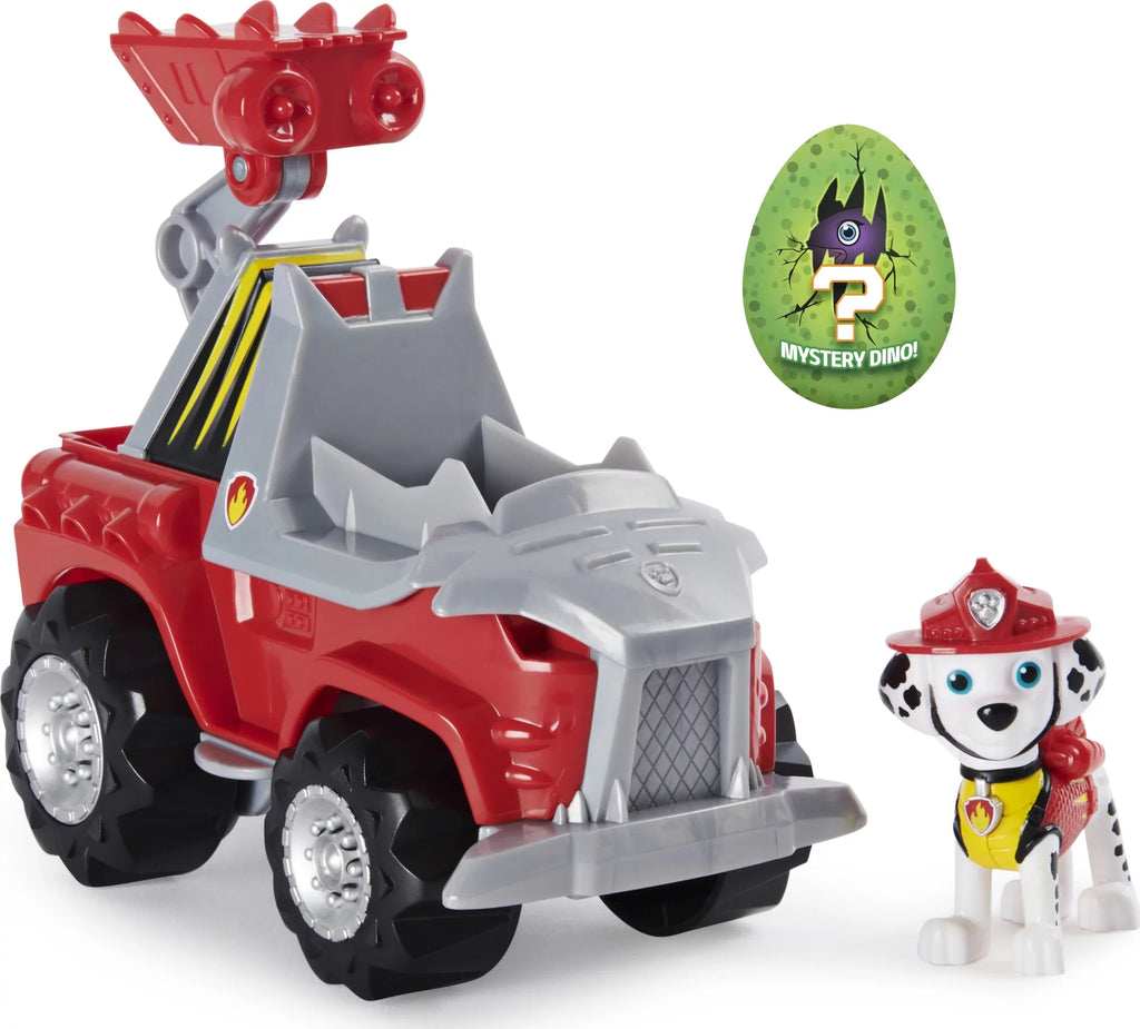 Deluxe Rescue Marshall’s PAW Dino Vehicle Figure Dinosaur Patrol, with Rev Mystery Up