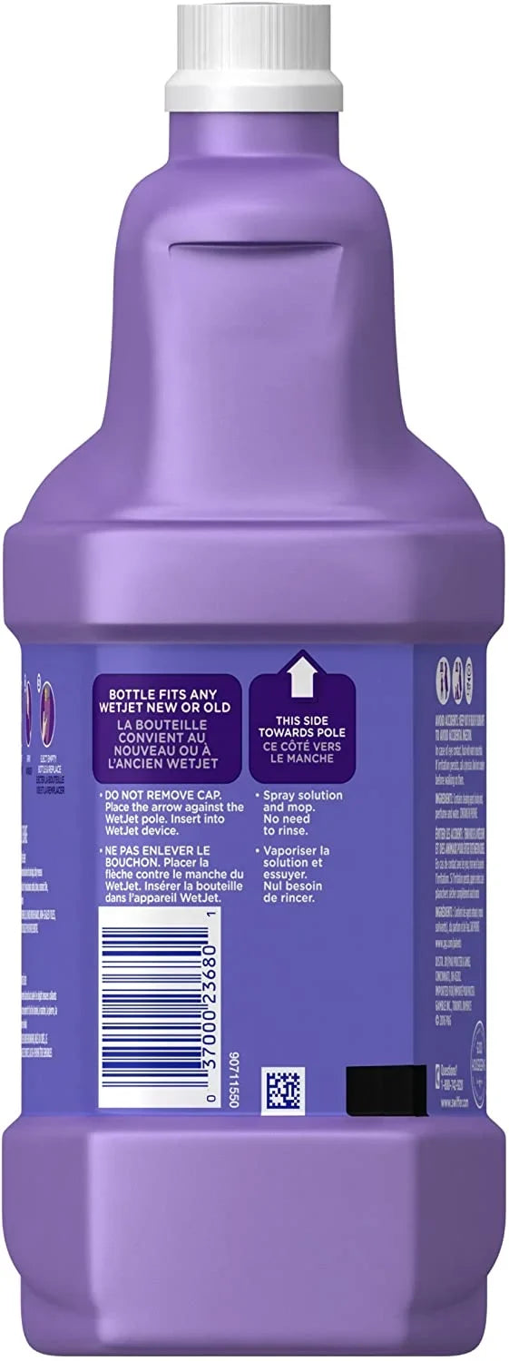 Fluid Cleaner Wet Refill, Lavender Vanilla Jet Floor 42.2 of & Comfort, 4) Solution Swiffer (Pack Ounce