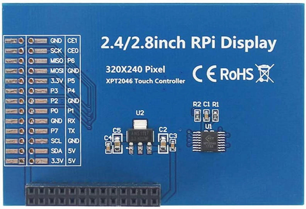 Compatible Pan with TFT Interface 2.8 Touch with Touch inch Pi 4B /3B+ Raspberry SPI Screen TFT Display Treedix Screen Resistance LCD Color