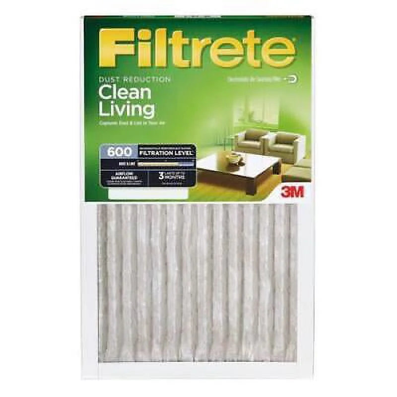 X 14 pk 14 Pleated 1 Filtrete Fiberglass 4) 1 in. of Air D W in. H MERV (Pack X 7 in. Filter