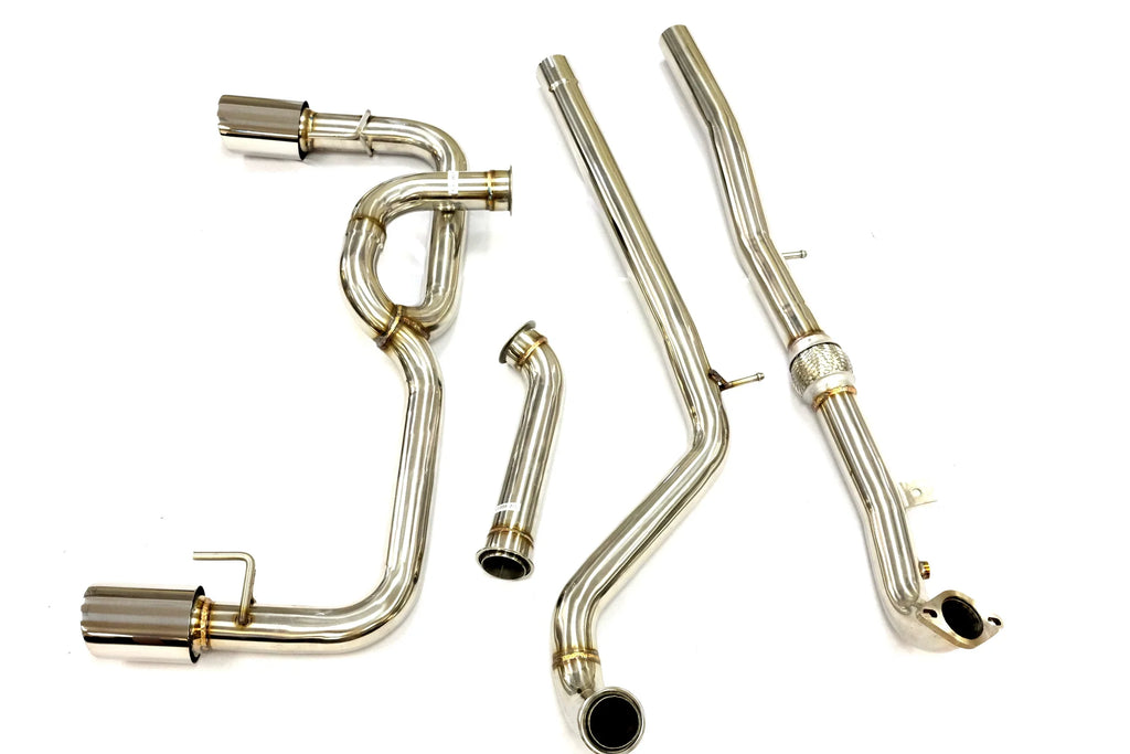 1.4L Stainless Fiat Abarth/500T Fitment By 12+ Catback Exhaust 500 For OBX-RS