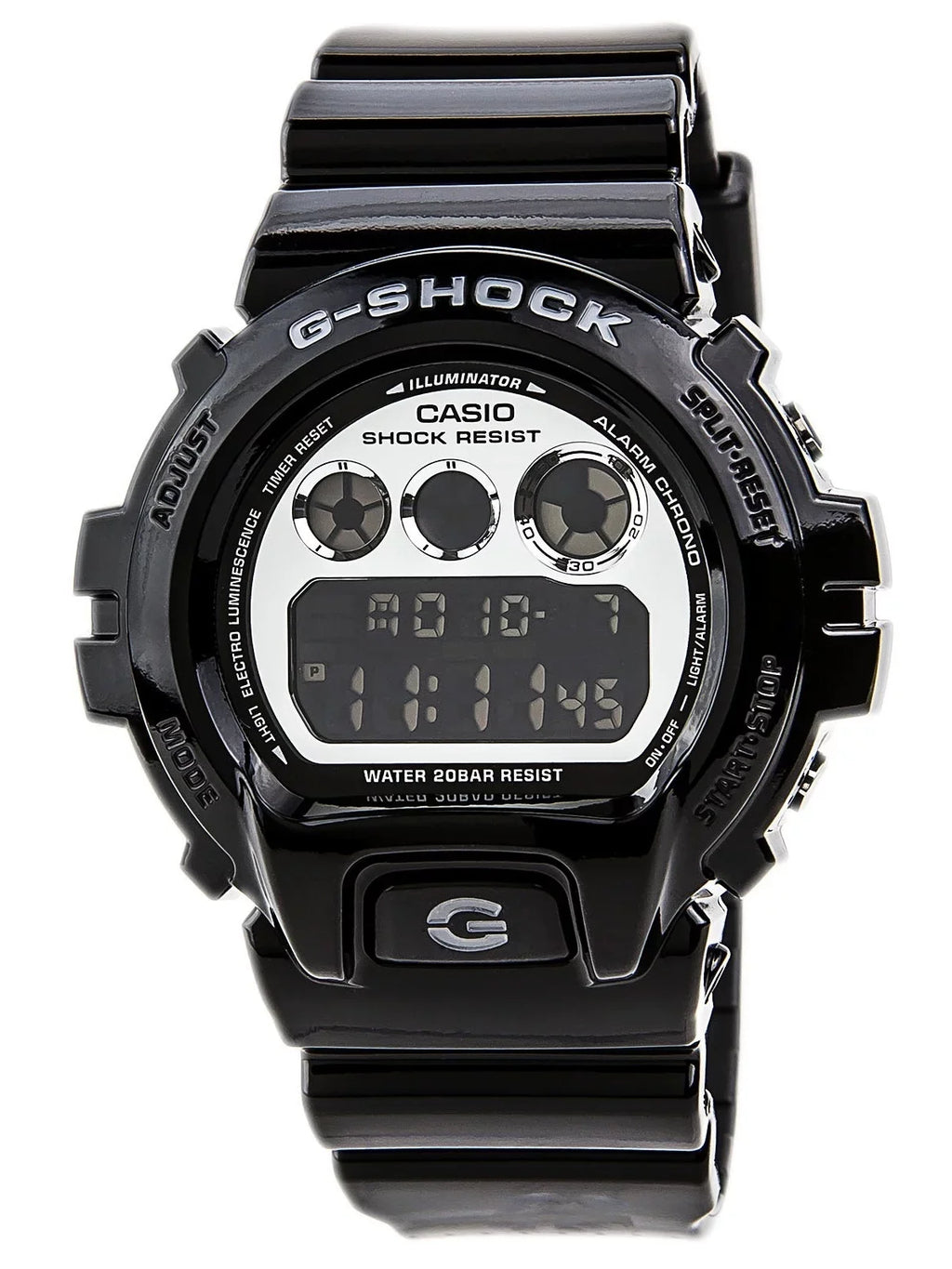 DW6900NB-1 Calendar Men's G-Shock Alarm Watch Auto Resin Black