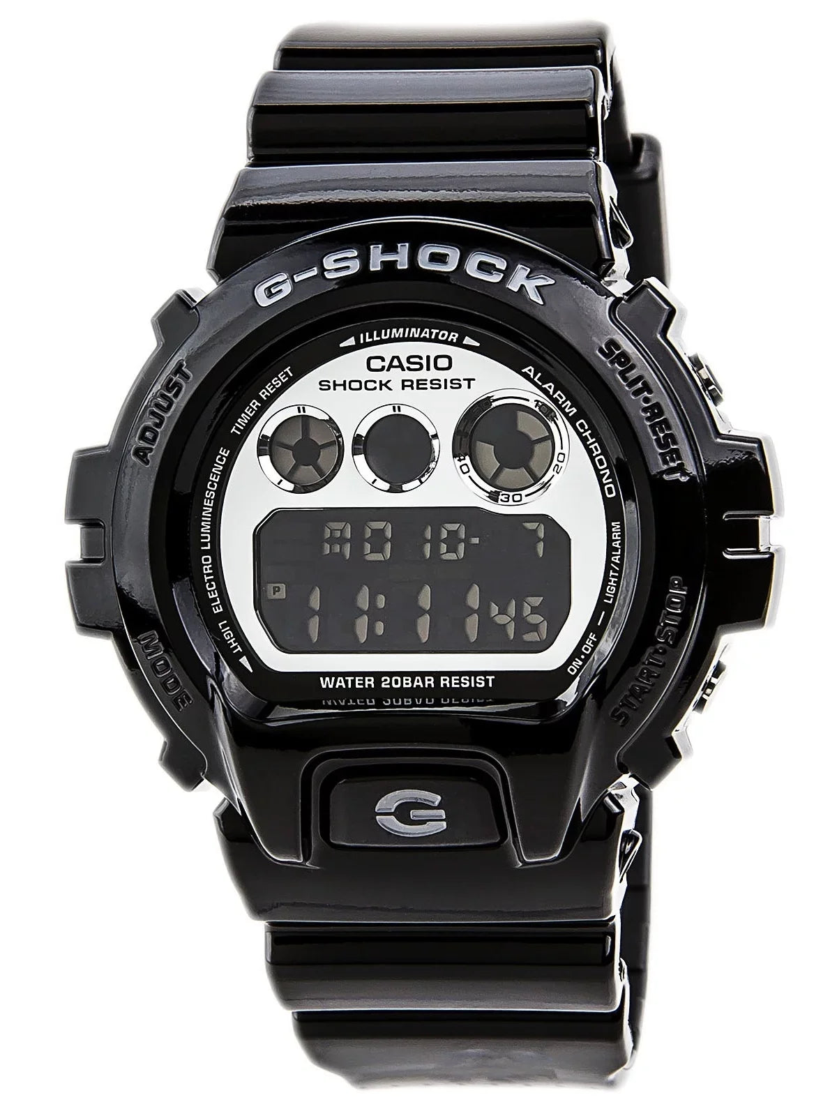 DW6900NB-1 Calendar Men's G-Shock Alarm Watch Auto Resin Black