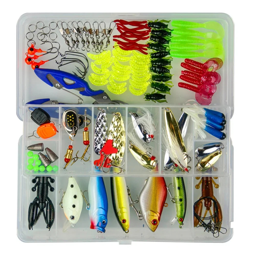 Set Bait Lures Set Rivers Accessories for and Fishing Seas Tackle Fishing Fishing Kits BE-TOOL Suitable