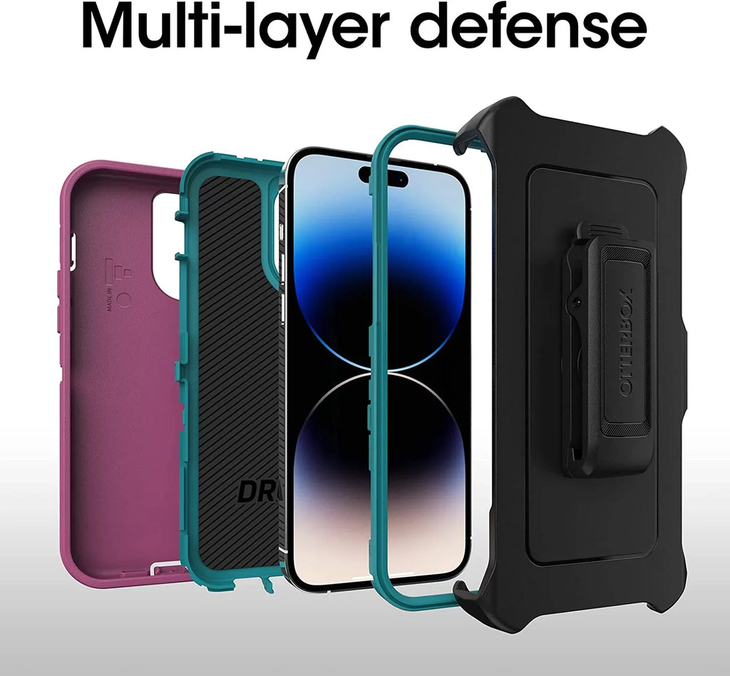 Case Sun OtterBox 14 for iPhone & - Holster Canyon Pro Pink SERIES DEFENDER Max