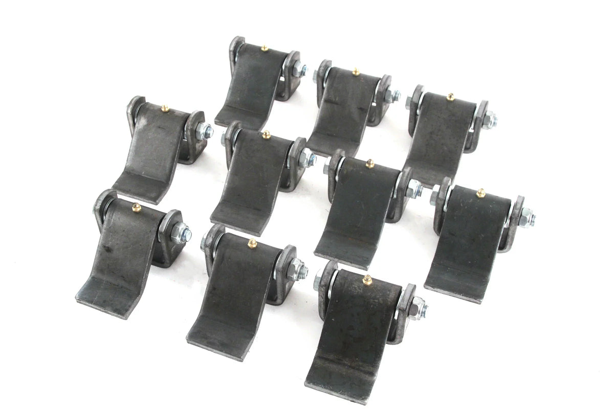 Short Weld-on Red design Hinge Grease Qty Hound 10 Body Greaseable Strap Hinge Trailer Leaf Heavy Gate Truck Steel Door Zerk Auto with Fitting Duty