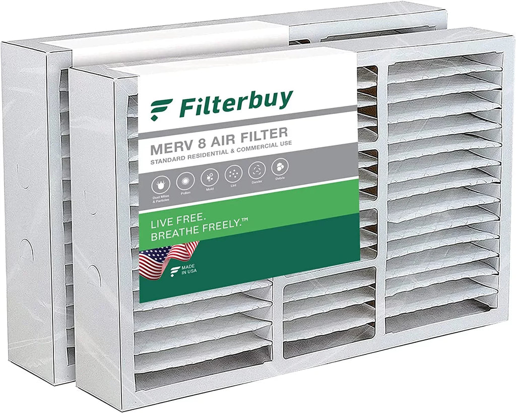 Pleated Trane Perfect for Air AC Furnace Filterbuy HVAC Filters (2-Pack) MERV Fit 17.5x27x5 8