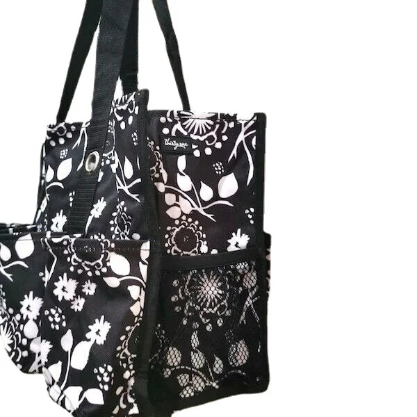 Mummy In Gift Utility Brushstrokes New Organizing 31 Lunch Shoulder Bag Tote Black Picnic