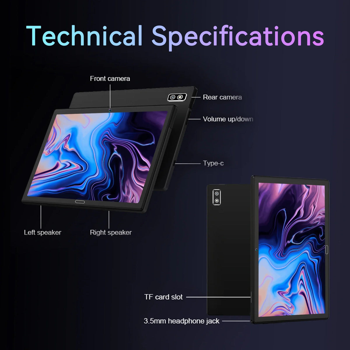64GB with 10" Android Core 11 Rom Bluetooth Wifi 4GB Tablet Ram Tablet Arm Gps Octa Keyboard Cellular