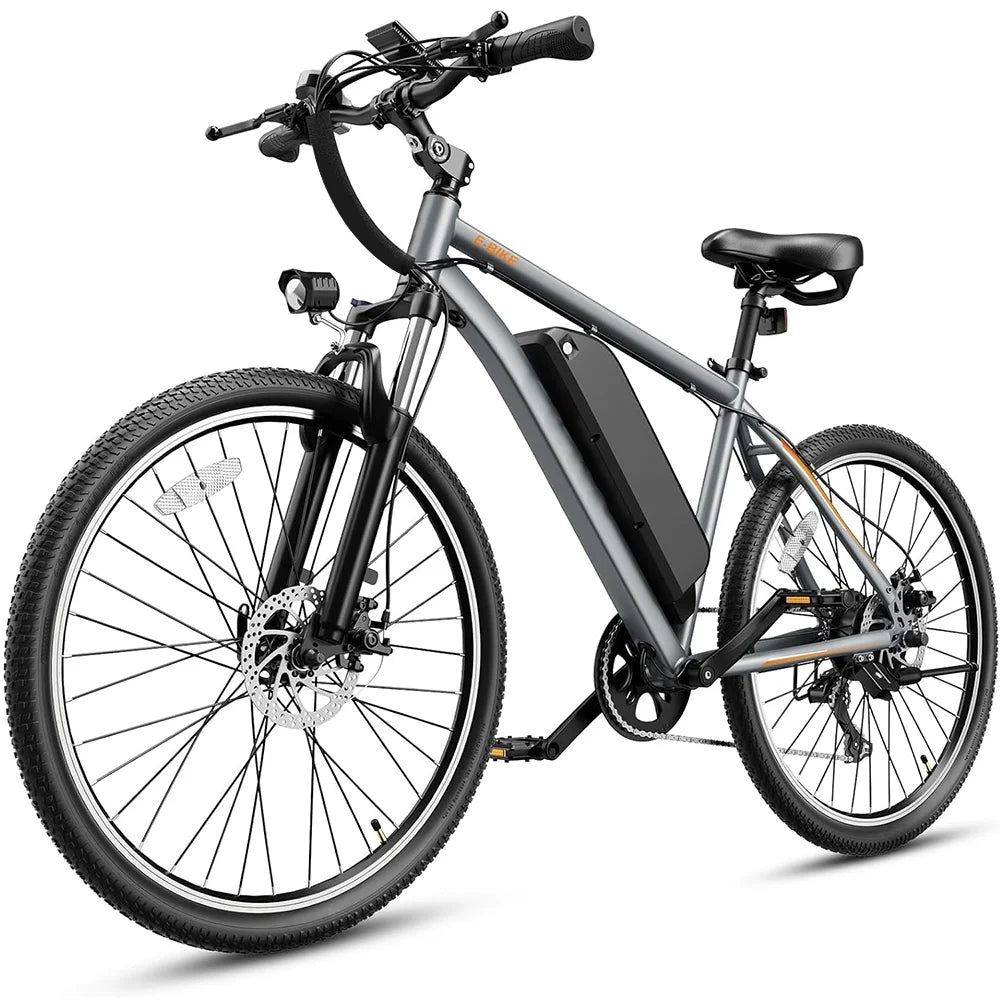 500W Bike Bike Motor Removable Ebike 7-Speed 27.5" with PLUS with Yoloway Mountain 480Wh Electric Battery, Electric Brushless for EB5 Adults, Front Fork Suspension,