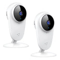 Indoor Smart Wi-Fi Pack Color Night Vision, Camera Enabled, 1080P Home White, Security with Victure 2