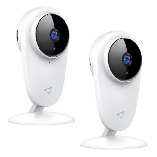 Indoor Smart Wi-Fi Pack Color Night Vision, Camera Enabled, 1080P Home White, Security with Victure 2