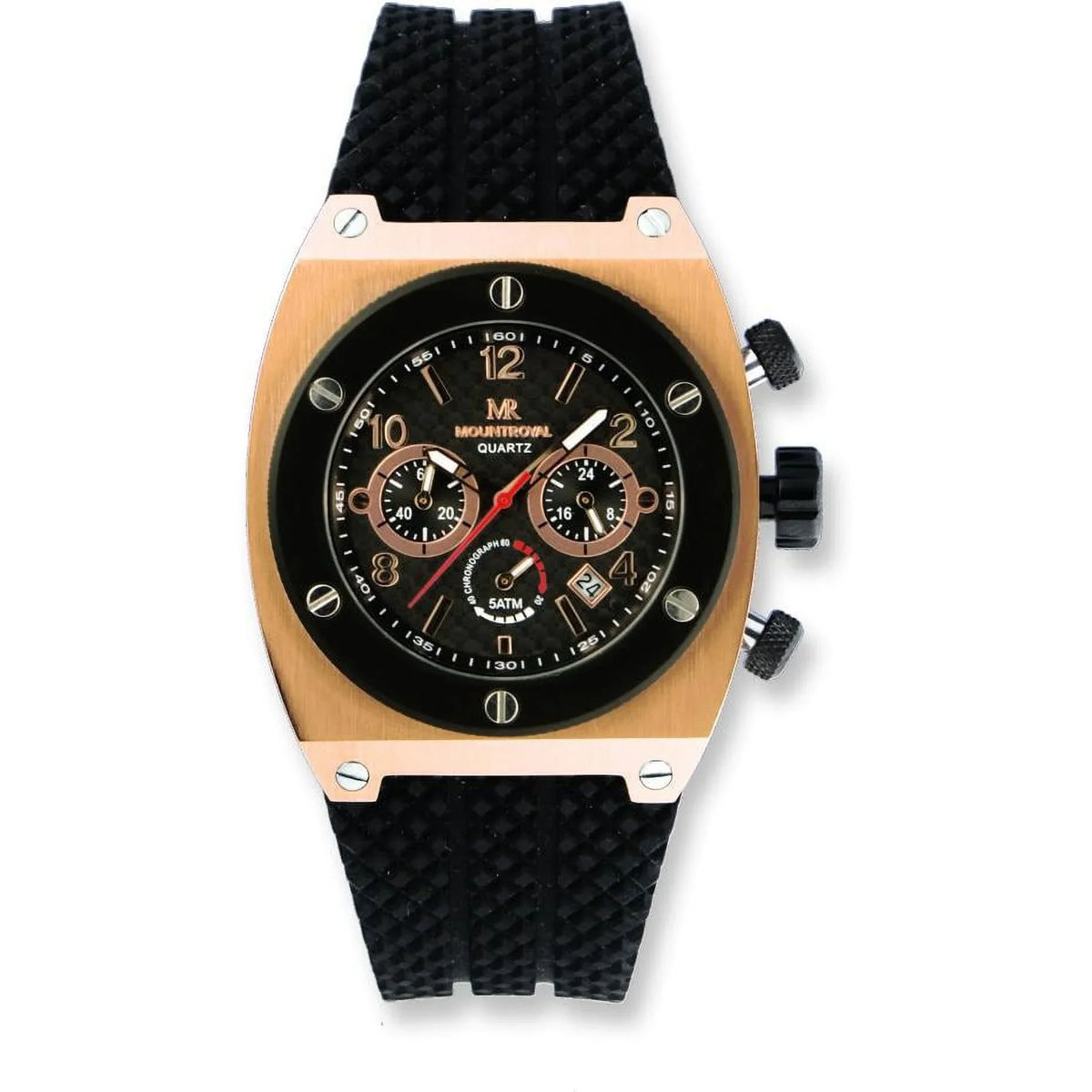 Wrist Men Mountroyal Polyurethane Watch