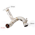 Ducati Middle Front Motorcycle 2015-2017 2019 / Ducati 1200 Multistrada Multistrada 2020 Exhaust Pipe Pipe Link 1200S System Muffler 1260S 1260 2018 For