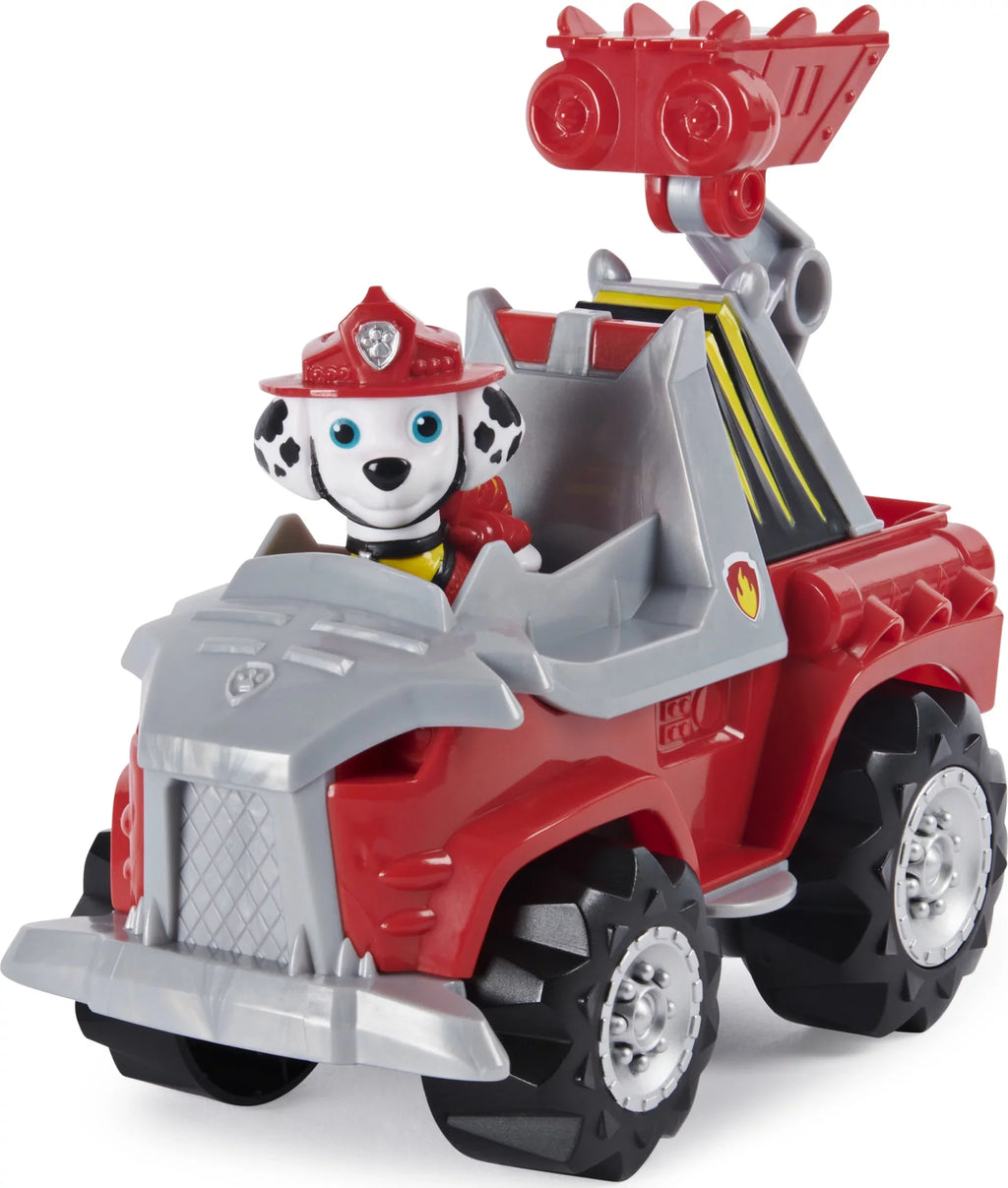 Deluxe Rescue Marshall’s PAW Dino Vehicle Figure Dinosaur Patrol, with Rev Mystery Up