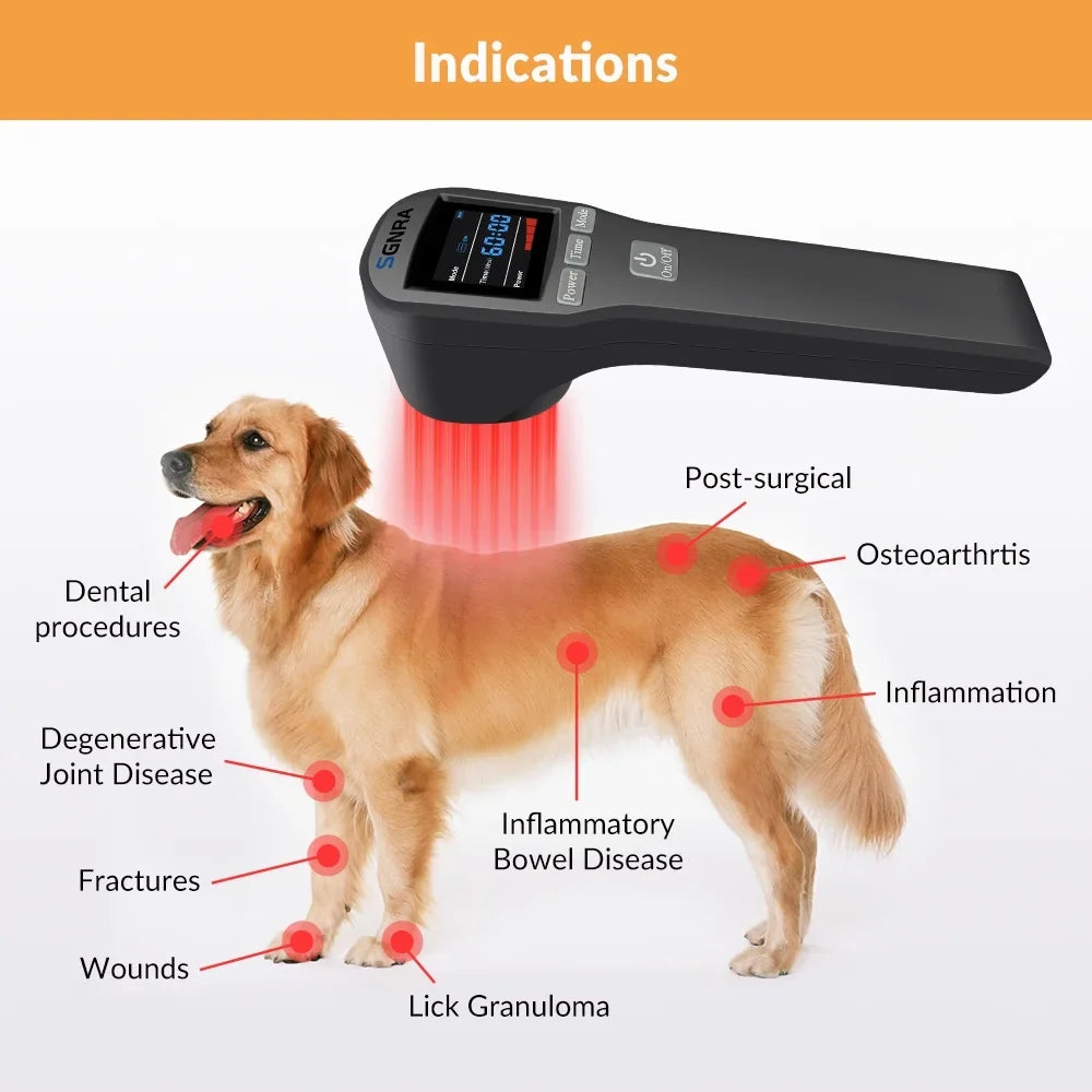 Level Therapy Pain Cat 650nm Device,for Therapy Dog 808nm,Cold Horse Laser Laser Low Relief,Handheld