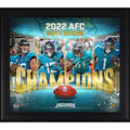 Collage Jacksonville 15" Jaguars x Framed South 2022 AFC 17" Champions