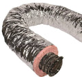 R6 Duct 14" Silver 25' Flex Insulated Flexible or Grey QuietFlex