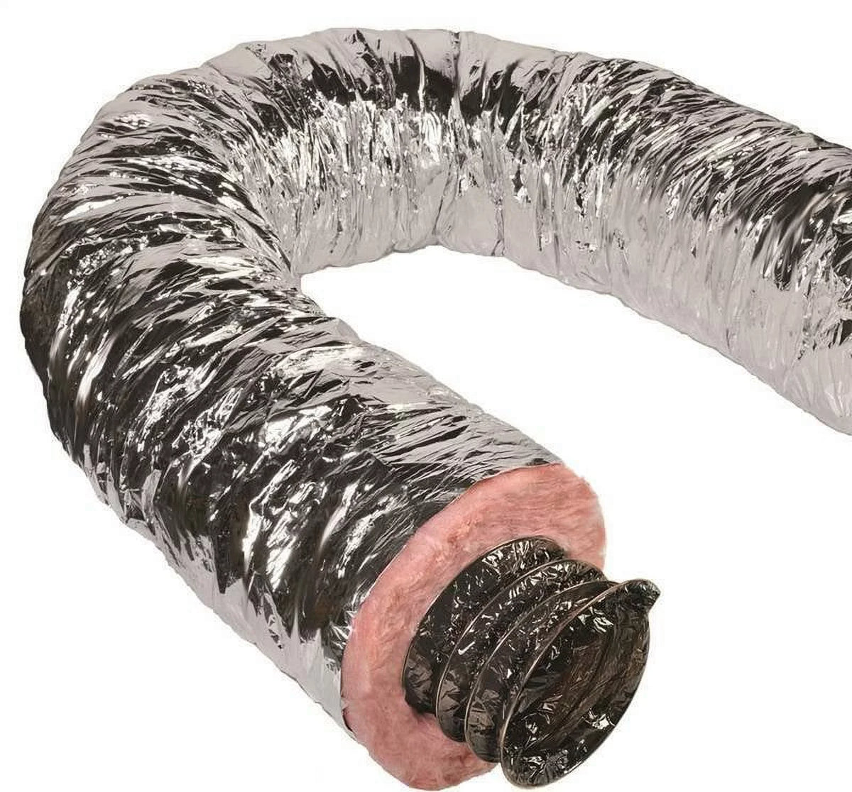 R6 Duct 14" Silver 25' Flex Insulated Flexible or Grey QuietFlex