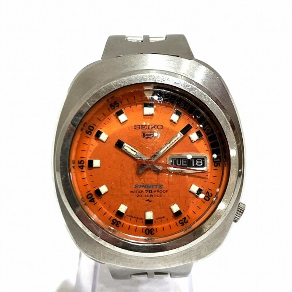 5126-6010 Men's (Good) Sports Watch Five Automatic Pre-Owned Seiko