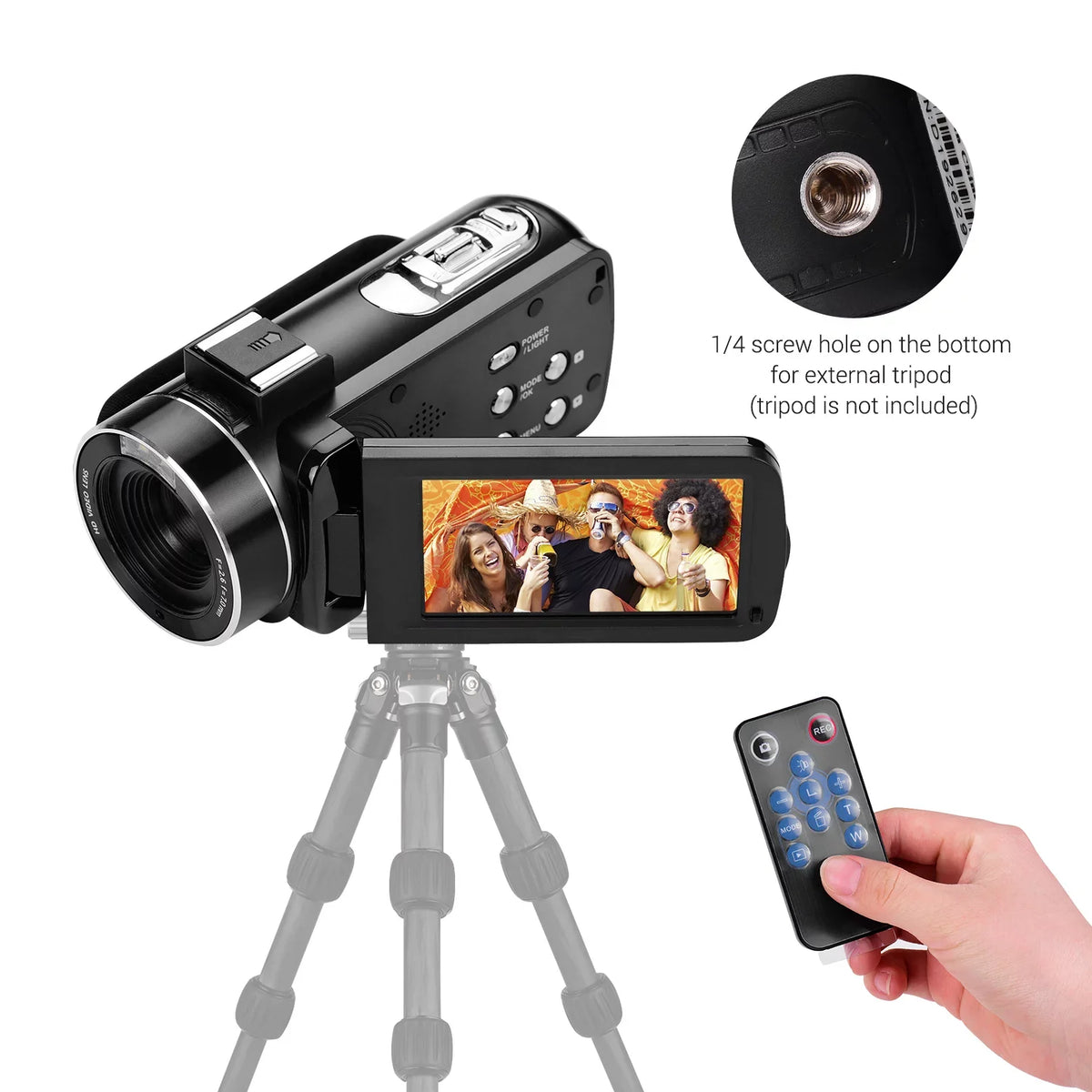 3.0 Mount IPS 18X Andoer IPS inch Monitor 3.0 Wide Video Inch 3.0 DV ro Camera,Handheld Camera Burst QISUO Function Lens Sh Video Inch Burst inch Professional Mount ERYUE Mount DV 3.0 IPS 0.45X Lens