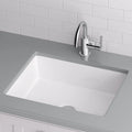 17 x Miseno in. Sink Rear Rectangular Overflow, with Undermount White 13 Bathroom