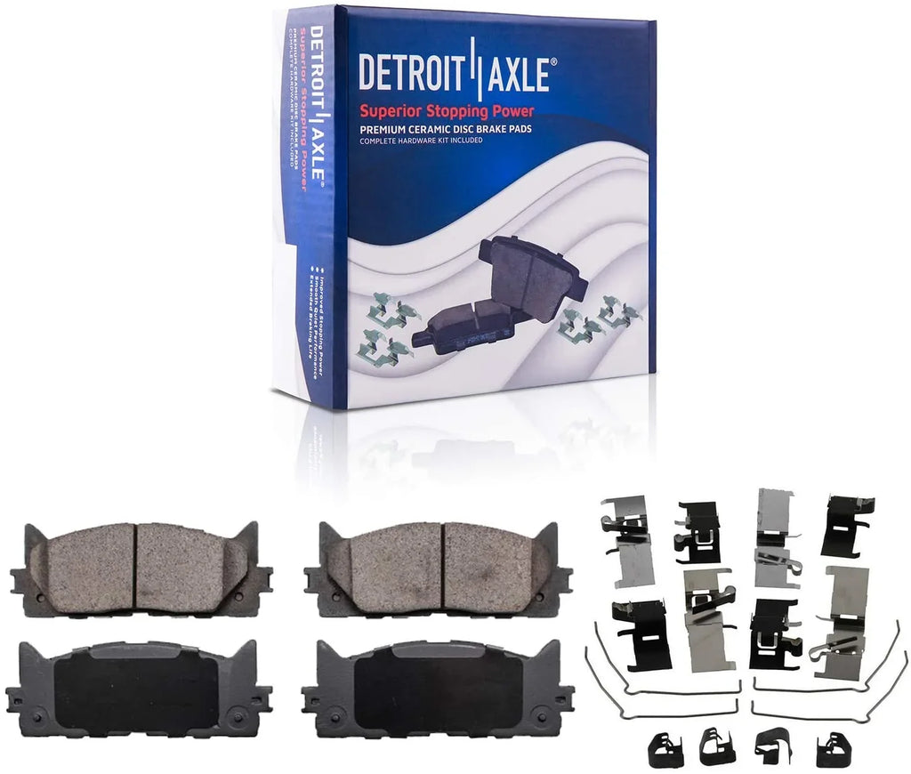 Pads 2010 Brake Camry Rear Brake ES350, Lexus 2012 Replacement 2008 Avalon Detroit Front 2017 2009 2011 07-17 4 - 08-18 2016 Axle 07-18 2015 Pads for Ceramic ES300h, & 2013 2014