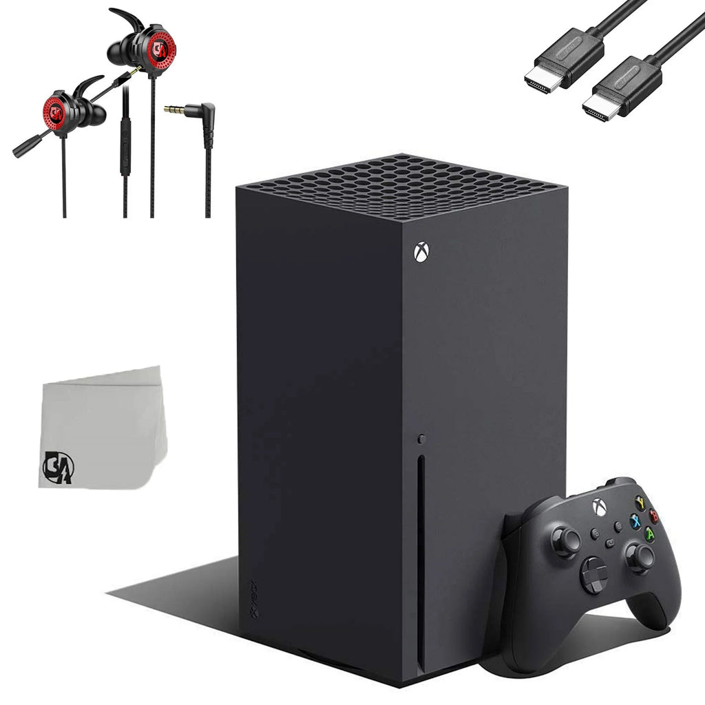'+ 16GB RAM X Black Xbox Console Bundle Earbuds Microphone Series Gaming G11-A BOLT Like AXTION With New