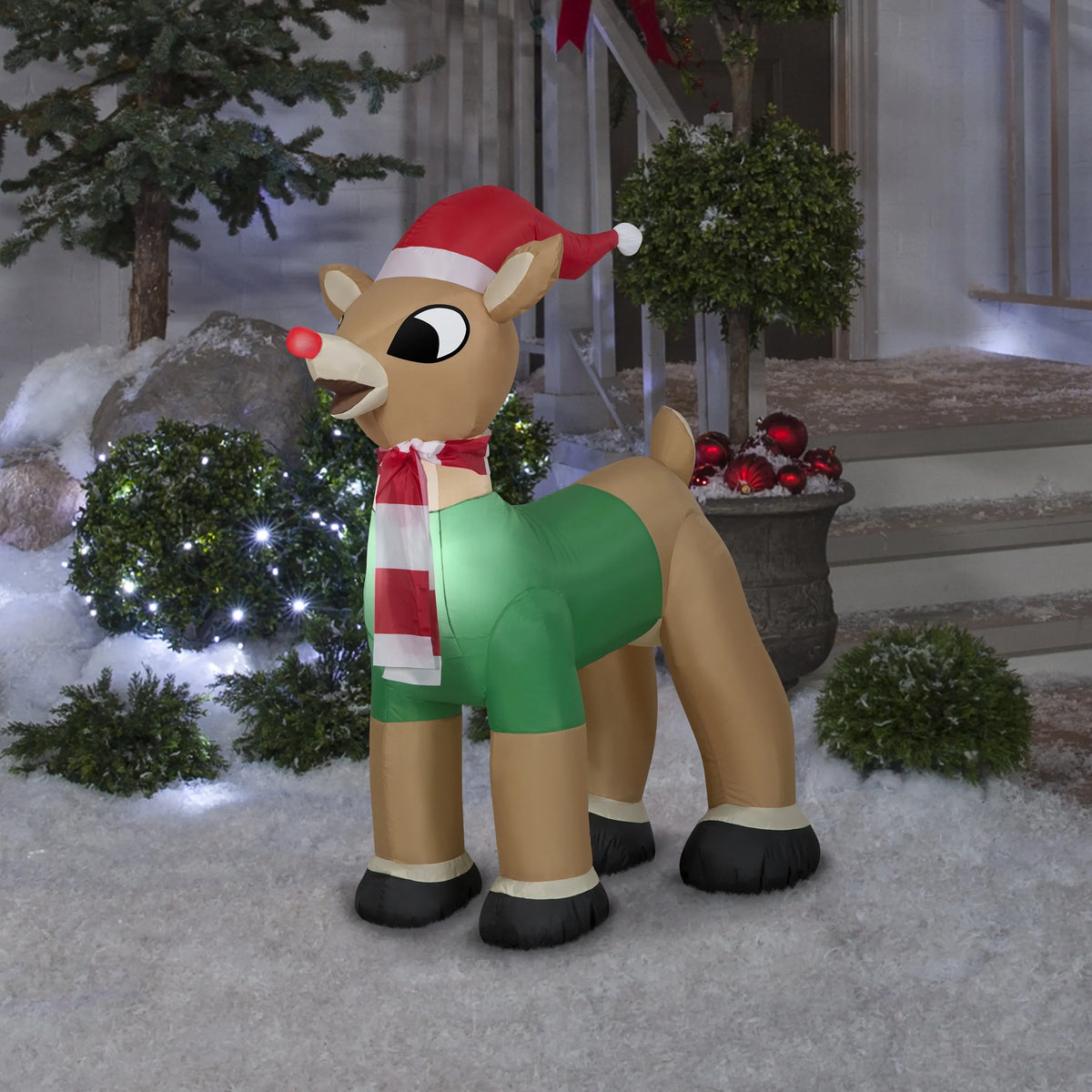 Outfit Gemmy Rudolf 3.5 Inflatable in ft. Green