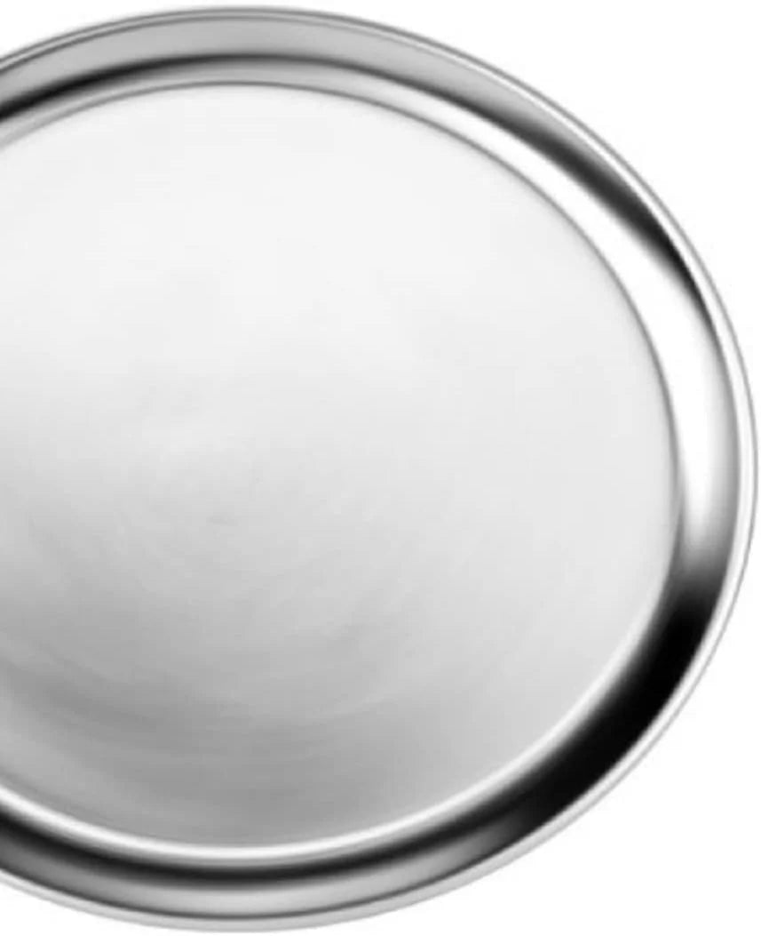 Pizzeria Rim- Home Aluminum Kitchen for Tray & Set Pizza Pizza Tray Restaurants Round TrueCraftware- Bakeware Pizza Tray Pan 3 17” Baking Round of Wide Tray Pan Baking