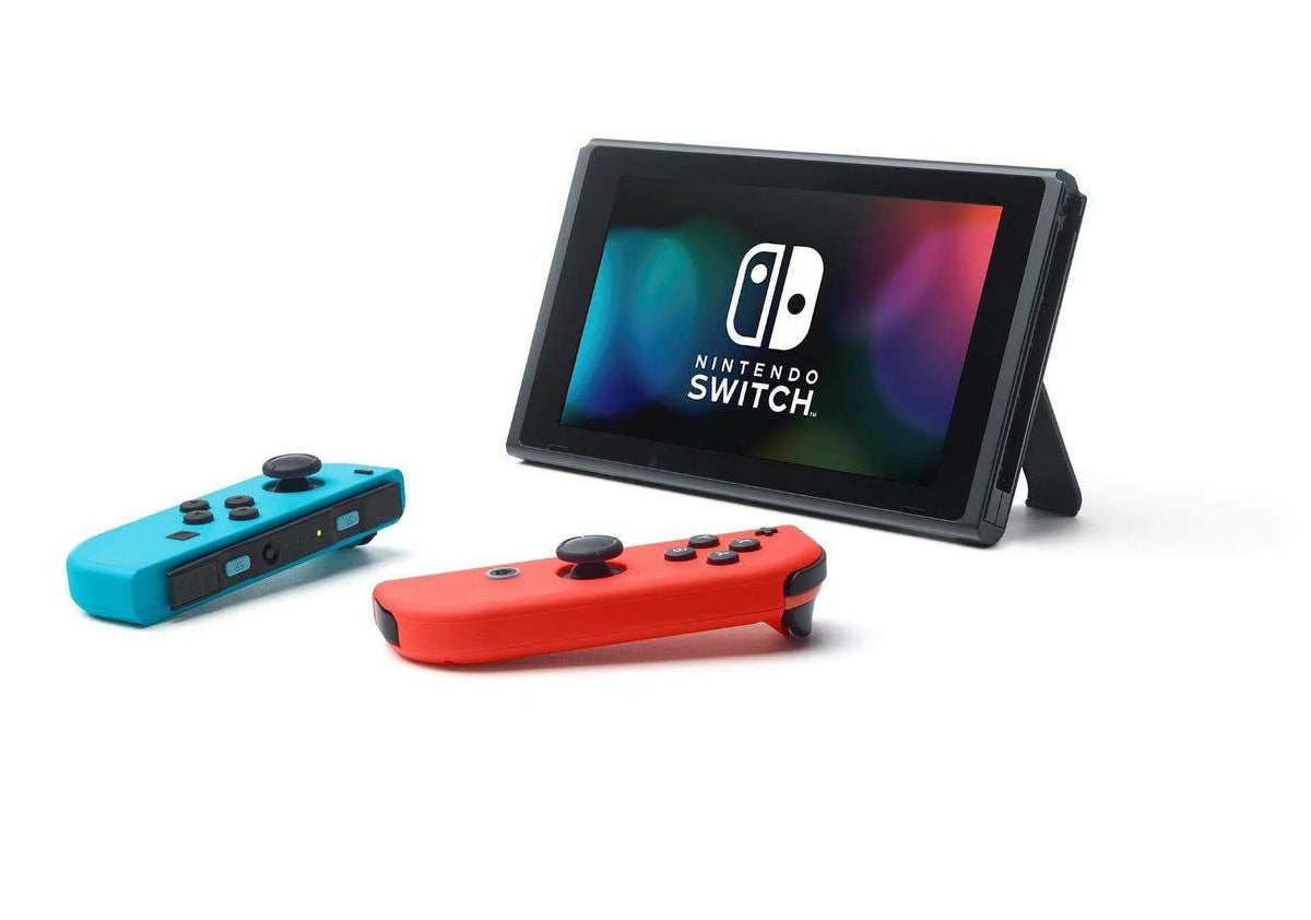 Deluxe Nintendo Joy-Con, 3 Membership Blue Red with Month 8 & Mario Switch & Kart